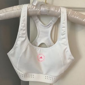 Adidas by Stella McCartney White Sports Bra, Size 32A